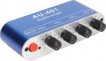 Zunate - Stereomikser, 4-in-1 Out audiomikser, kodune heli v&otilde;imsusv&otilde;imendi s&uuml;steem koos helitugevuse reguleerimise, 3,5 mm AUX helivalitseja v&otilde;imendi jaoks