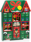 Venchi, puidust advendikalender 2025 koos 29 erineva &scaron;okolaadiga Piemonte Hazelnut Limited Edition Alice b&uuml;roo, 356 g, gluteenivaba, v&auml;rvaineteta, j&otilde;ulukinkidee