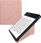 kwmobile Case Compatible with Kobo Sage Case - Faux Leather Case - eReader Protective Case - Cover Rose Gold