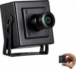 Revotech Mini Fisheye POE IP-kaamera, HD 3MP siseruumide turvakaamera 1,44 mm objektiiviga 180 kraadi laia nurga P2P kaugvaade CCTV videokaamera H.265 (I706-4-P must)