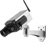 Dummy Camera Fake Surveillance Camera, simuleeritud Dummy Surveillance Security Camera CCTV koos vilkuvate LED-valgusega Indoor Outdoor Home Security jaoks