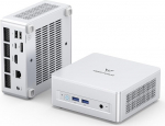 MINIS FORUM UM870 Slim Mini PC AMD Ryzen 7 8745H miniarvuti (8C/16T, kuni 4,9GHz), 32GB DDR5 RAM ja 1TB PCIe 4.0 SSD, DP/HDMI 2.1/USB4, 4x USB Type A, WIFI6E/BT5.2.