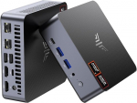 NiPoGi AM21 Mini PC &Alpha;-MD Ryzen 7 8745HS (8C/16T, kuni 4,9GHz) 16GB DDR5 5600MHz 512GB NVMe PCIe4.0 SSD (kuni 4TB) 4K Quad Display (HDMI 2.1/DP 1.4/USB4 Type-C) WiFi6/BT 5.2/Dual LAN/Desktop Desktop PC Desktop PC Desktop PC Desktop PC Desktop PC Deskt ...