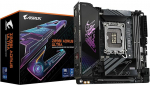 GIGABYTE Z890I AORUS Ultra emaplaat - toetab Intel Core Ultra (Series 2) protsessoreid, 8+1+2 faasi VRM, kuni 8800MHz DDR5 (OC), 1xPCIe 5.0 + 1xPCIe 4.0, Wi-Fi 7, 2.5GbE LAN, Thunderbolt 4.