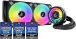 ARCTIC Liquid Freezer III 280 A-RGB - PC vesijahutus, AIO CPU vesijahutus, Intel ja AMD, t&otilde;hus PWM-juhitav pump, ventilaator: 200-1900rpm, LGA1851 ja LGA1700 kontaktraam - mustas toonis
