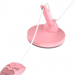Gaming Mouse Bungee Vastupidav libisemiskindel alus ABS silikoonist materjalist hiire traat klamber M&auml;ngu v&otilde;istlus Artefakt Paindlik hiirekaabli hoidja Fikseeritud liinivarustus Gamerile v&otilde;i kontorile roosa