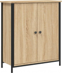 vidaXL Sideboard, kapp, kus on palju hoiuruumi, Highboard elutoa kapp reguleeritavate jalgadega, kapp Sideboard, k&uuml;lgkapp, Sonoma tammepuidust materjalist