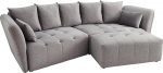 Riess Ambiente Modern Big Diivan Royal 295 cm Hall Veluurne kootud kangas Spring Core XXL Diivan