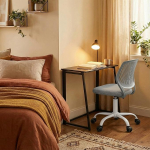 FurnitureR puidust kokkupandav t&ouml;&ouml;laud arvuti s&uuml;learvuti t&ouml;&ouml;laud uuring ruumi s&auml;&auml;stev kokkupandav kaasaegne 80x40x75cm must