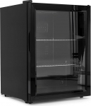 Trintion Minik&uuml;lmik 60 L klaasuksega, jookide k&uuml;lmik vaikselt 2-10 &deg;C, kompressoriga minik&uuml;lmik LED ja 2 reguleeritavat riiulit, pudelik&uuml;lmik &otilde;lle, veinile, kontorile, baarile [energiaklass D]