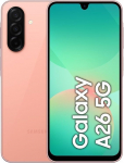 Samsung Galaxy A26 5G 6GB RAM 256GB m&auml;lu AI mobiiltelefon 5000 mAh aku Android 15 nutitelefon EL ilma Simlock ilma kaubam&auml;rgita (roosa)