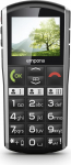 emporia SIMPLYCITY-LTE, lepinguta mobiiltelefon, h&auml;daabinupuga mobiiltelefon, eriti suured nupud, ideaalne eakatele, lihtne kasutada, must