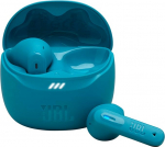 JBL Tune Flex 2 juhtmevabad Bluetooth-k&otilde;rvaklapid m&uuml;ravastase funktsiooniga, 48 tundi taasesitusaega, IP54 vee- ja tolmukindlus, mitmepunktiline &uuml;hendus, ergonoomiline disain, t&uuml;rkiissinine toon