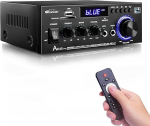 AK45 Pro Hi-Fi v&otilde;imendi WOOPKER Mini Amplifier, 500 W, 2 kanaliga Bluetooth v&otilde;imendi Hifi Stereo FM raadio, USB, SD, RCA, MIC In, Audio Amplifier vastuv&otilde;tja koju v&otilde;i autosse