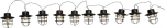LUMISKY / LUMIJARDIN LUMI JARDIN Garland Industrial Style 10 lambist 4 m Detroit