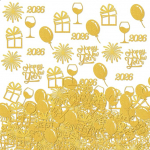 100 tk 2025 aastavahetuse konfetti, Happy New Year Decorations, 2025 aastavahetuse kaunistused, kuldne glitter konfetti koju, aastavahetuseks, peole, fotograafiale, rekvisiitidele,