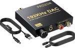 PROZOR Optiline 5.1CH Da Converter VOL+ digitaalne analoog muundur audioadapter 3,5 mm optiline analoogne optiline audiokaabel adapter koos magnetr&otilde;ngaga toitejuhtme helitugevuse reguleerimine