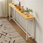 Ultra Slim Diivan Gap Filler Table, Space Saving Skinny Console Table suurte sektsiooniliste ja kitsaste ruumide jaoks, multifunktsionaalne diivanitagune konsoollaud sissek&auml;igu koridorile