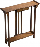 Konsolentisch aus Holz im Landhausstil, schmaler Eingangstisch, moderner Konsolentisch f&uuml;r Sofas, Eingangstisch im Landhausstil, f&uuml;r kleine R&auml;ume, Flur, Foyer, rustikal (80 cm/31,5 Zoll)