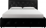 DHP m&ouml;&ouml;bel Dakota Black PU King Size Storage voodi