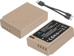 Homesuit LP-E10 aku 1600mAh Type-C otselaadimisega asendusakud koos hoiukarbiga Canon EOS Rebel T3 T5 T6 T7 T100 Kiss X50 X70 X80 X90 EOS 1100D 1200D 1300D 1500D 2000D 3000D D 4000 D kaamerale (2-pakk)