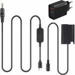 Raeisusp PD USB-C kaabel AC8 ja BLK22 Dummy aku DMW-DCC17 DC Coupler Panasonic Lumix S5 DC-S5 DC-S5K jaoks