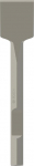 Bosch 1618661000 Spade Chisel, 28-mm hex Shank, Grey, 400 x 80 mm