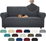 1 Piece Stretch Diivan Cover Jacquard Diivan Slipcover (Tumehall, Diivan)