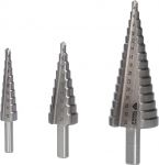 BRILLIANT TOOLS BT101925 Step Drill Bit Set 3-Piece Diameter 4-32 mm [Powered by KS Tools]
