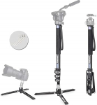 Carbon Fiber Video Monopod Kit INNOREL VM70CK Professional Monopod Detachable Multifunctional Travel Tripod for Gopro DSLR Cameras Telescopic Camcorder Max Load 10kg