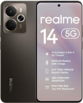realme 14 5G nutitelefon ilma lepinguta, Snapdragon 6 Gen 4 5G, 6000mAh Titan aku ja 45W kiirlaadimine, 6,67" 120Hz AMOLED Esports Display, 18(8+10) GB RAM + 256GB ROM, 50MP OIS kaamera, IP69