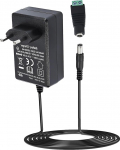 12 V 60 W toiteadapteri trafo 5A: Nizirioo trafo 100 cm kaabli pikkusega, universaalne toiteadapter, europistikupesa toiteallikas CCTV-kaamera, LED-ribade, ruuteri jne jaoks