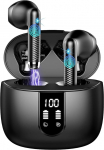 Drsaec Bluetooth 5.4 Kopfh&ouml;rer, 2026 Neu In Ear Kopfh&ouml;rer Kabellos Bluetooth 6D Tiefer Bass Kabellose Kopfh&ouml;rer mit 6 ENC Mic, 56 Std m&uuml;rasummutusega k&otilde;rvaklapid, USB-C, IP7 Wasserdicht Sport Ohrh&ouml;rer