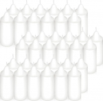 36 v&auml;ikese valge k&uuml;&uuml;nla komplekt, 9 x 3 cm mini l&otilde;hnatuid k&uuml;&uuml;nlaid pulmadeks, pikk p&otilde;lemisaeg 9 tundi, tilgavabad plokk-k&uuml;&uuml;nlad dekoratiivsete kiriku h&auml;daolukordade spa-lampide jaoks Kodu