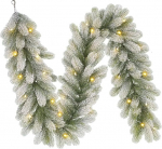 Black Box Trees Nagoya Garland LED-valgustusega ja taimeri funktsiooniga - L 270 x l&auml;bim&otilde;&otilde;t 20 cm - roheline