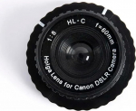 Holga Glass Lens 60 mm f/8, Manual Focus Lens for Canon EOS DSLR Camera