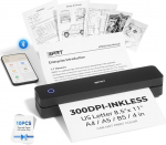 iDPRT Portable Thermal Printer - 300 DPI Bluetooth Mini Printer Wireless Printer Support 8.5 x 11 Inch Thermal Paper Compatible with iOS, Android and Laptop, Mobile Printer for Home, Office