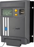 revolt MPPT Controller: MPPT Solar Charge Controller for 12/24V Battery, with 30A Display, USB Port (Charge Controller with USB, Battery Charge Controller, Car Battery Status Indicator)