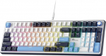 RK ROYAL KLUDGE X104 juhtmega mehaaniline klaviatuur, 100% kreemjas m&auml;nguklaviatuur RGB taustavalgusega, numbriline klaviatuur ja helitugevuse reguleerimine, vahetatav, eel-rasvitud, US QWERTY