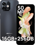 Ulefone Note 16 Pro mobiiltelefon ilma lepinguta, 16GB + 256GB/SD-256GB Android 13 nutitelefon 4400mAh 50MP kaameraga Octa Core 6,52-tolline HD+ 5Ghz WiFi Dual SIM s&otilde;rmej&auml;lg/n&auml;o ID/4G/GPS/OTG/Mustanahaline