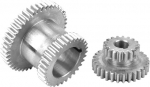 2 t&uuml;kki peav&otilde;lli topelt hammasrattaid High / Low Metal Gears X2 G8689 JMD-1L CX605 jaoks