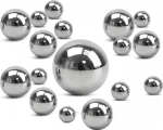 304 roostevabast terasest pall [l&auml;bim&otilde;&otilde;t: 20mm, 5tk] teraskuuli, &uuml;mmargune pall, t&auml;ppistoru pall, tahke roostevabast terasest pall, pall