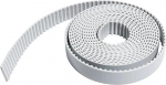 XL-Zahnriemen, avatud, valge, PU-Polyurethan, Zahnscheibe 5,08 mm, 10/15/20 Breite, Synchrongetriebe(5M,10mm)