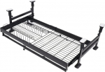 Dish Dryer with Draining Board, Rust Resistant Dish Rack with 2 Levels, Dish Dryer for Worktop, Large Dish Rack, Extendable Double Layer Dish Dryer for Kitchen