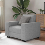 Hommdiy tugitool Cloud Grey 60 cm riidest diivan Kolmekohaline diivan