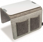 Butler Sofa Carry 4 pockets with Shelf and Light Grey / Dark Grey 201040222&ndash;HE