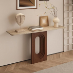 Boho konsoollaud hoiuruumiga, &otilde;huke diivanilaud koridori v&otilde;i elutoa jaoks, stiilne 138 x 25 cm suur laud diivani taha, kaasaegne kodudekoratsioon