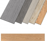 Aufun PVC-p&otilde;randakate, vin&uuml;&uuml;lp&otilde;randakate, isekleepuv 18 t&uuml;kki, 2,51 m&sup2;, puidu v&auml;limusega puitp&otilde;randaplaadid, vin&uuml;&uuml;lliimiplaadid, veekindel, libisemisvastane k&ouml;&ouml;ki, elutuppa, r&otilde;dule (pruun tamm)