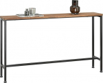 FSB19-N SoBuy Vintage Console Table, Metal Hallway Table, Decorative Sideboard, Side Table, Natural / Black Width Approx. 120 x 65 x 20 cm