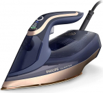 Philips Azur 8000 seeria aurutriikraud - 85 g/min pidev aur, 260 g Turbo Steam Boost, 3000 W, OptimalTEMP tehnoloogia, SteamGlide Elite taldrik, tumesinine (DST8050/20)